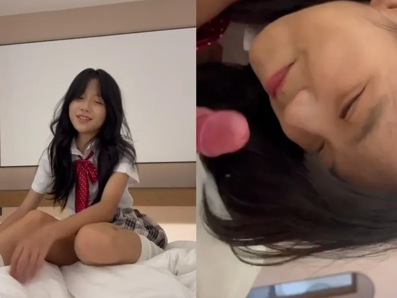 Em loli dễ thương mút chuối biến em thành con em đĩ nứng p1